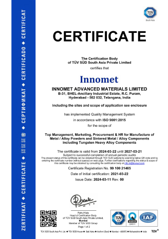 Top Management ISO Certifcation